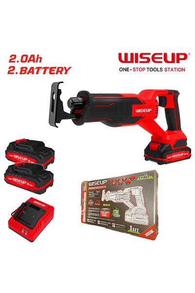 WISEUP منشار ترددي بطارية BRUSHLESS (بدون فحمات)