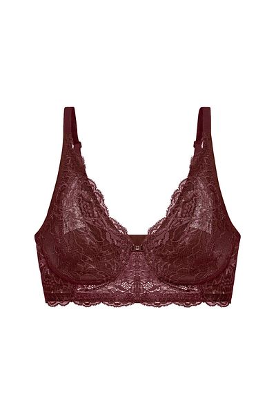 Triumph Sutien Amourette Charm, fara armatura, Triumph, 90B EU, maro