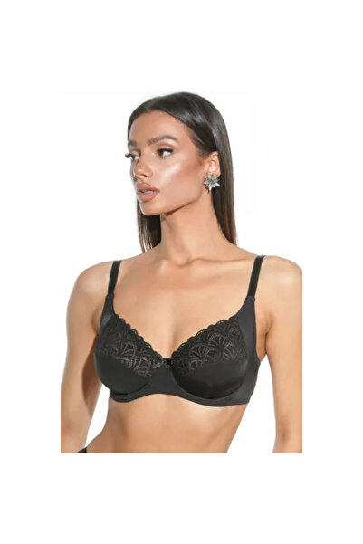 Piera Κλασικό σουτιέν χωρίς μπανέλες, Piera, CATY R1637, Μαύρο-C-080