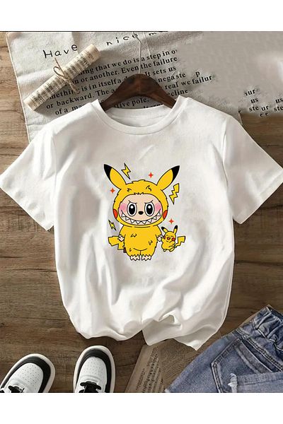 herkesemoda Printed Basic T-Shirt
