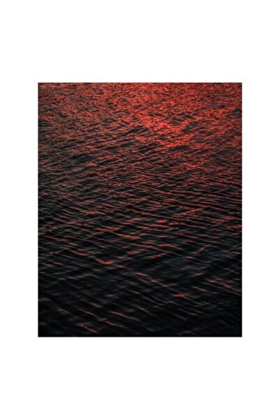 OEM Tablou Canvas, "Valurile rosii ale amurgului marii", Apus, Reflectat