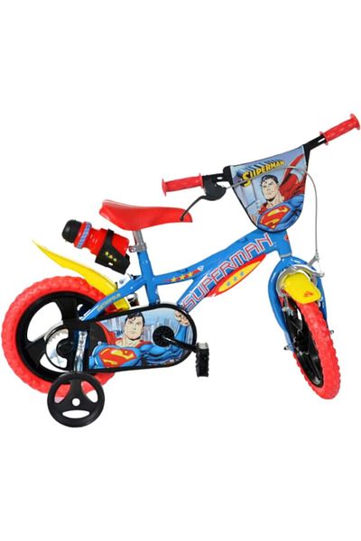 Dino Bikes Bicicletă Superman pentru copii de 12" DINO BIKES