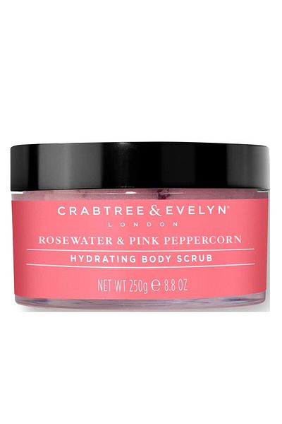 crabtree evelyn Crabtree & Evelyn Scrub hidratant de corp cu apă de trandafiri și piper roz, 220 g