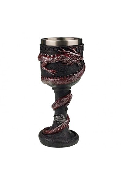 OEM Resin Chalice with Metal Interior featuring Dragon Design