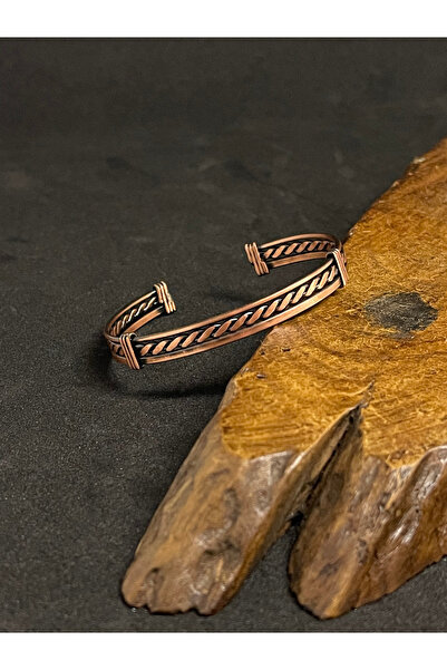 Rupen Kraft سوار نحاسي منقوش من النحاس النقي بنسبة 100%، سوار نحاسي مصنوع يدو...