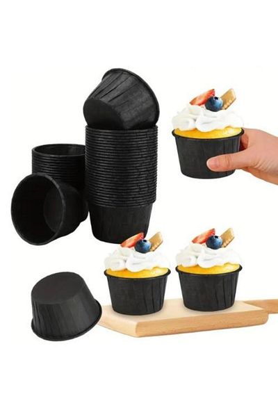 Pastaland Cupcake/Muffin/Suffle Cake Capsule Black 50 Li