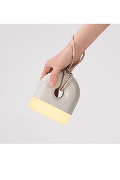 IKEA Solvinden masa lambası gri-beyaz, 12 cm