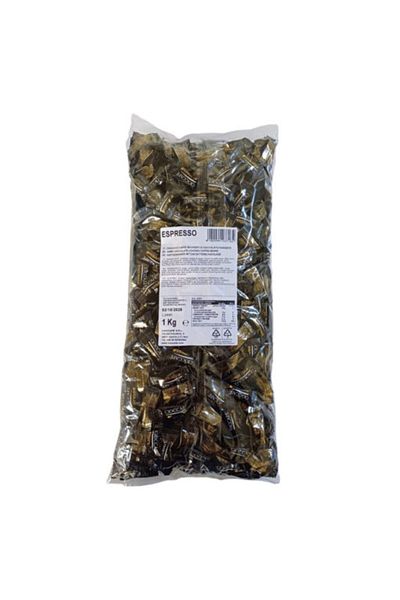 Cioccaffe Boabe de cafea acoperite cu ciocolată neagră, 1 kg