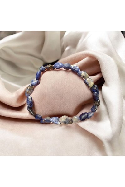 AURA STONE Aurastone Sodalite Natural Stone Tumbler Bracelet
