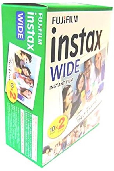 Fujifilm مجموعة Instax Wide من 5 صناديق × 20 ورقة (100 ورقة)