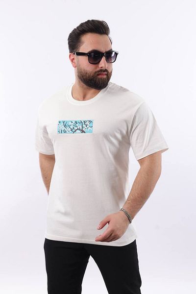 STOCX Men's Black T-Shirt – Embroidered Chest Detail Design