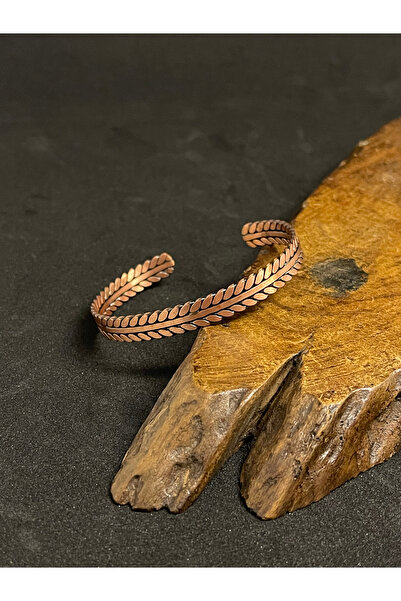 Rupen Kraft سوار نحاسي من النحاس النقي 100% مكون من ورقتين، سوار نحاسي مصنوع ...