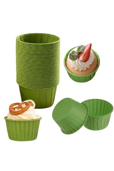 Pastaland Cupcake/Muffin /Suffle Cake Capsule Green 50 Li