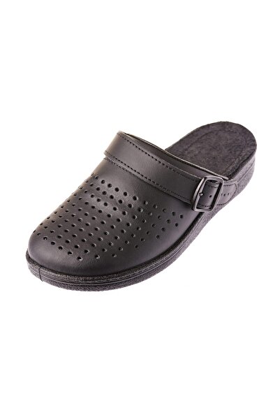 Tellus Leather medical clogs “Tellus” 04-04, Black