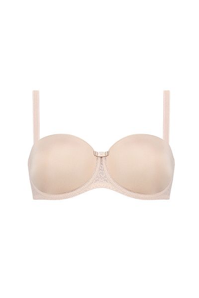 Triumph Sutien Beauty-Full Essential cu bretele detasabile, burete si armatura, Triumph, 90C EU, bej deschis