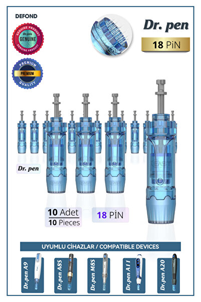 DEFOND Dr. pen A9 - A8S - M8S - A11 - A20 Dermapen iğnesi 10 Adet
