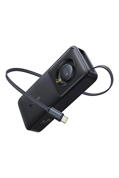 Baseus Acumulator extern portabil Free2Pull, 10000 mAh, 30W, cablu USB-C inte...