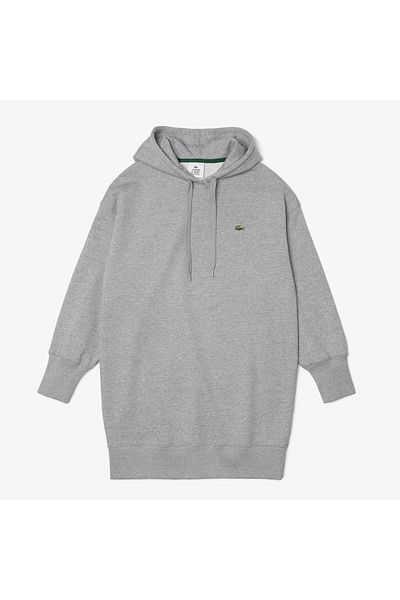 Lacoste Women's Live Hooded Oversized Sweatshirt Dress