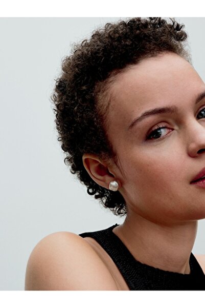 Pandora Cercei cu surub si perla de cultura de apa dulce tratata in stil baroc