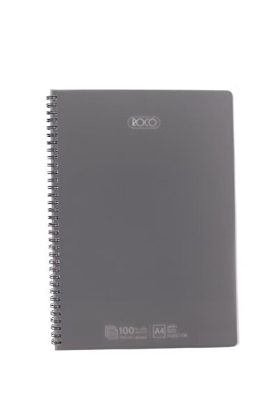Roco Notebook – A4 Size, 100 Sheets, Double Ruled (English)