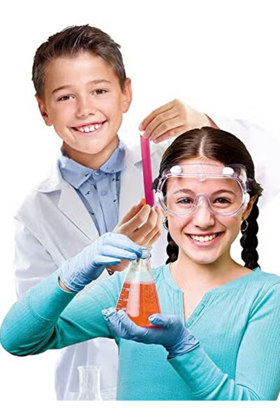 CLEMENTONI لعبة مختبر الكيمياء المنزلية التعليمية للأطفال من 4 قطع