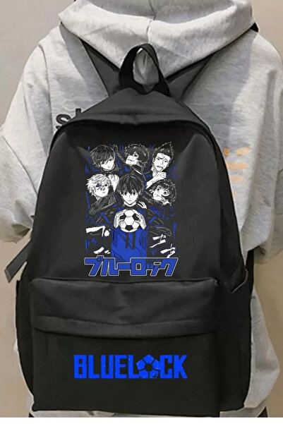 Gofeel Anime Blue Lock Isagi Nagi Printed Backpack