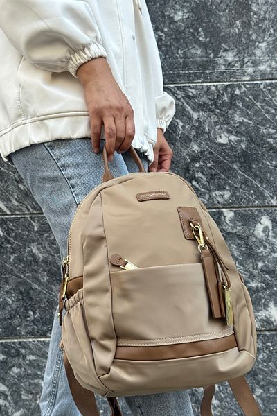 Just Polo JP Imported Satin Fabric Women's Backpack and School Bag