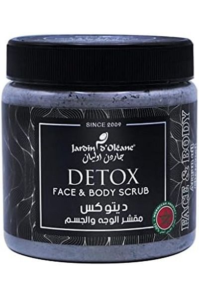 Jardin Oleane Face and Body Scrub Detox - Dead Skin Removal - Garden Olian 500ml