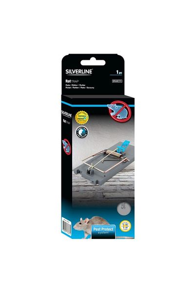 Silverline Capcană pentru rozătoare, funcție dublă, 19x8 cm,
