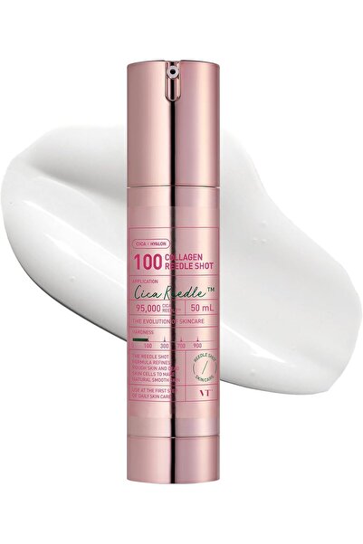 VT COSMETICS سيروم بينك ريدل شوت ١٠٠ بالكولاجين مع إبر دقيقة، لشد البشرة ومرو...