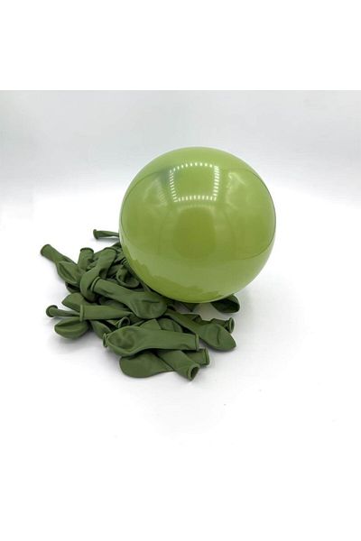 kidspartim Retro Eucalyptus Pastel Balloon 10 Pcs 5 Inches