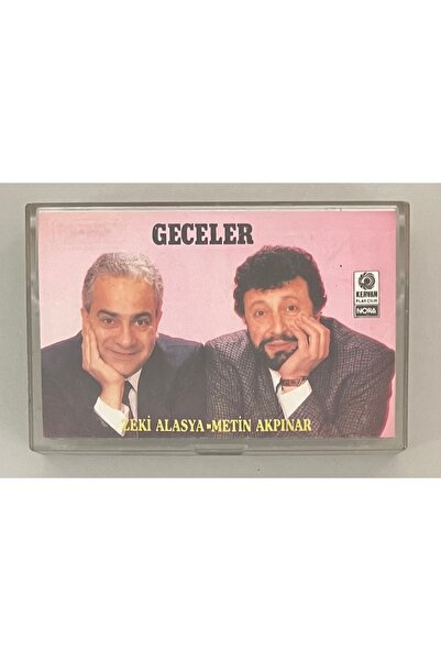 Kervan Müzik Zeki Alasya Metin Akpınar Nights Cassette (Original Period Paper...