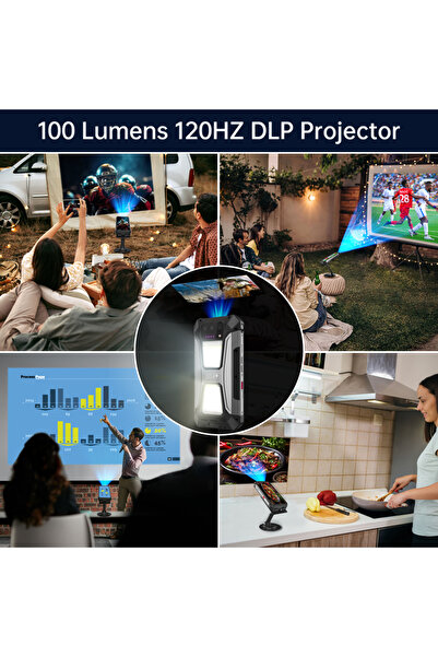 unihertz Tank 2 Pro 4G 6.79' 120Hz Full HD+ 24GB RAM 512GB Proiector Video DLP 23800mAh NFC Android