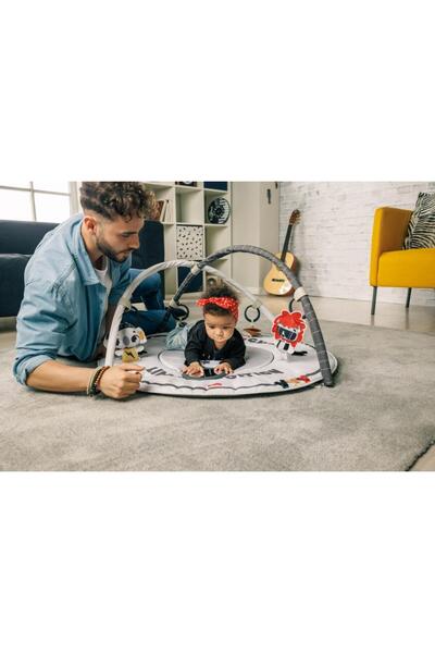Tiny Love 0-3 Yaş Jimnastik Merkezi Rock and Roll Oyuncaklı Oyun Halısı (Tiny Rockers Koleksiyonu)