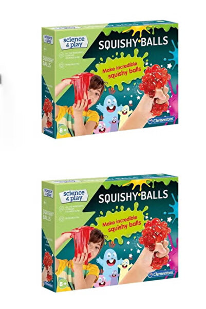 CLEMENTONI 2 Piece educational game for children, a set of sponge balls.