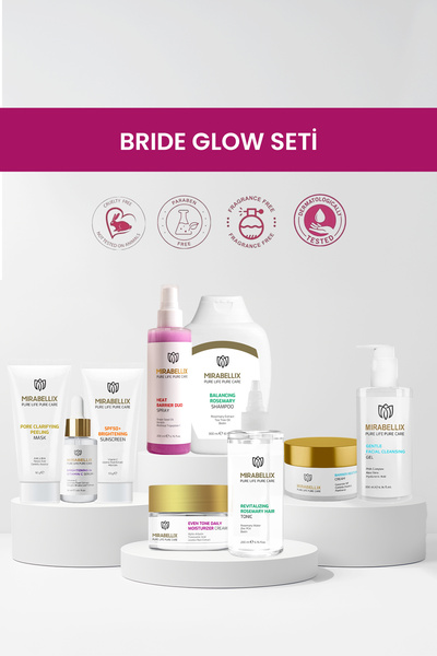 Mirabellix Bride Glow Seti – Düğün Işıltısını Şimdiden Yakala