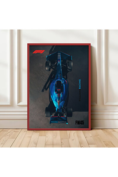 HOMEPACK AHŞAP ÇERÇEVELİ TABLO ÇERÇEVELİ POSTER FORMULA1 DUVAR DEKORU TK/1470