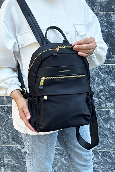 Just Polo JP Imported Satin Fabric Women's Backpack and School Bag