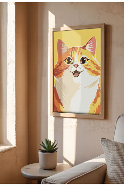 21mxm Pop Art Canvas Print – Quirky Retro Illustration, Vibrant Cartoon-Inspired Wall Decor, Funky Poster