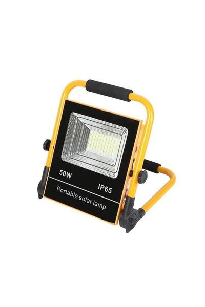 KlaussTech Lampă LED de 50w cu încărcare solară portabilă, impermeabilă pentr...