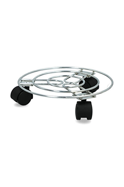 SERENE Premium Quality Easily Movable Round Plant Caddy with Wheels