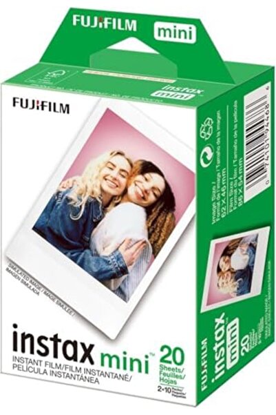 Fujifilm Instax Mini Instant Camera Photo Paper, 2 Packs (20 Sheets)