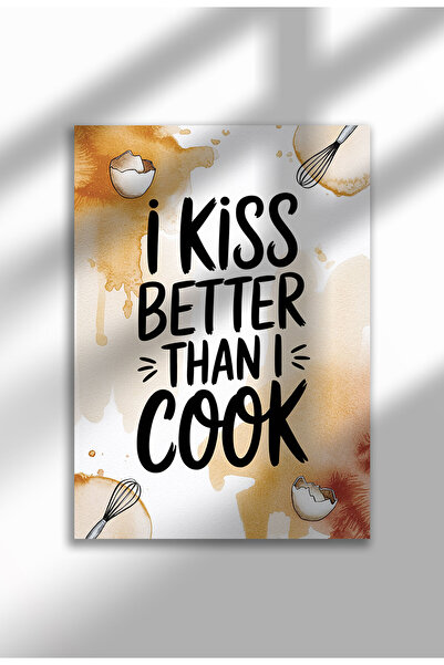 21mxm Artă murală în acuarelă pentru bucătărie – Postere cu citate culinare fanteziste și calde