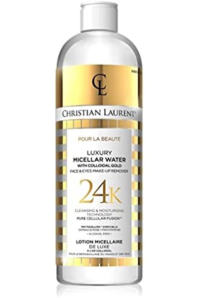Christian Laurent - مزيل مكياج الوجه والعين بجزيئات الذهب عيار ٢٤ قيراطًا - ٥٠٠ مل