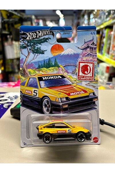 HOT WHEELS Temalı J-imports 1985 Honda CR-X GDG44 HRT03