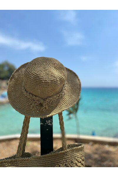 BeyceModa Kapıt ip el örgüsü şapka (foter)