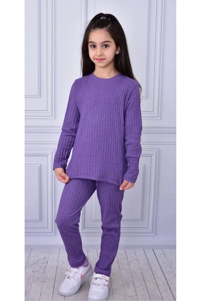 ruhaay Seasonal Cotton Long Sleeve Chain Braided Girls' Bottom Top Set
