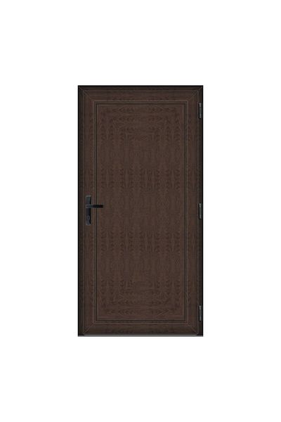 Klass 100x210cm right 6cm 4 Full Panel door PVC and insulating glass wenge (tobacco) chambers panel