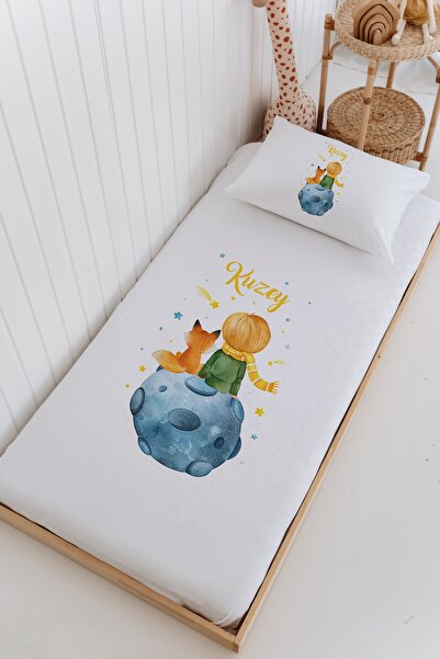 Lilabio İsme Özel %100 Pamuk Bebek Ve Çocuk Tek Kişilik 165 X 225 Cm Pike Tak...