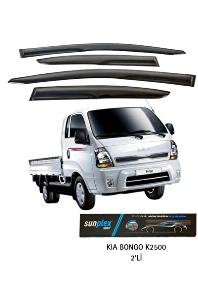 SUNPLEX Kia Bongo K2500 Sport Cam Rüzgarlığı Takım 2'Li Takım Rüzgar Kesici, ...